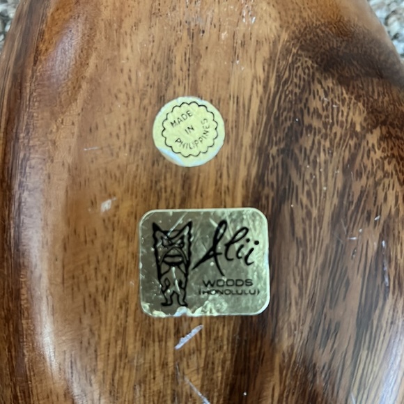 Vintage Alii Woods Honolulu Monkey Pod Pineapple Bowls Set of 6 - Picture 3 of 8